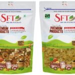 SFT Raisins Afghani Green Handpicked (Kishmish) Seedless, Dry Grapes 1kg & Mixed Dry Fruits Nuts Pouch, 1000 g & Walnut Kernels Whole (Sabut Akhrot Giri) Gola Akhrot, Both Side Full Size Kernels, 1kg - Fast Shipping to USA & Canada