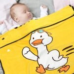MOM CARE Fleece Winter Blanket for Newborn Baby Super Soft Warm Fluffy Infant Blanket Cozy Single Layered Pack of 1 Yellow - Fast Shipping to USA & Canada