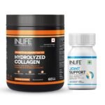 INLIFE Knee & Joint Care Combo - Collagen Powder & Joint Support Capsules - Fast Shipping to USA & Canada