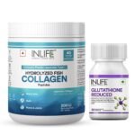 INLIFE Collagen with Glutathione - 200g & 30 Capsules - Fast Shipping to USA & Canada