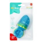 1st Step BPA Free Fruit and Food Nibbler and Feeder with 2 Mesh (Blue) - Fast Shipping to USA & Canada