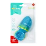 1st Step BPA Free Fruit and Food Nibbler and Feeder with 2 Mesh (Blue) - Fast Shipping to USA & Canada