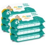 1st Step Baby Wet Wipes with Lid Enriched and Aloe-Vera and Jojoba Oil (72 Wipes/Pack x 6Packs = 432 Wipes) - Fast Shipping to USA & Canada