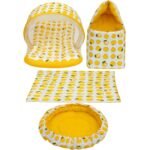 Infantbond 15 Pcs Baby Bedding Set (Lemon Yellow) ? Fast Shipping to USA & Canada