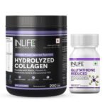 INLIFE Collagen with Glutathione 200g & 30 Capsules - Fast Shipping to USA & Canada