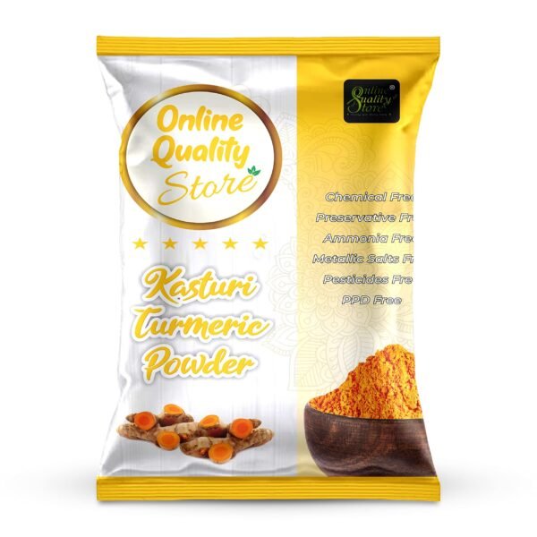 Online Quality Store Kasturi Haldi Powder for Hair & Face (100g) - Fast Shipping to USA & Canada