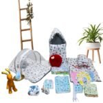 Infantbond 60-in-1 Summer Season Newborn Gift Combo (Grey Moon) ? Fast Shipping to USA & Canada