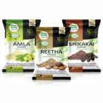 Online Quality Store Amla Reetha Shikakai Combo Powder Pack (3 pcs, 380g) - Fast Shipping to USA & Canada