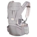 1st Step 5 in 1 Hip Seat Baby Carrier with 5 Carry Positions, Detachable Hip seat, Padded Waist Belt for 4 to 36 Months Baby, Adjustable New-Born to Toddler Carrier, Max Weight Up to 16 Kgs (Grey) - Fast Shipping to USA & Canada