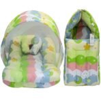 Infantbond Born Baby Bed with Net & Carry Bag (New Star Green) ? Fast Shipping to USA & Canada