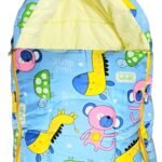 First Kick Cotton Baby Blankets Newborn Pack of Super Soft Baby Wrapper Cum Baby Sleeping Bag For Baby Boys, Baby Girls, Babies (0-3 Months) Lightweight, Blue - Fast Shipping to USA & Canada