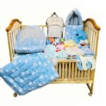 Infantbond 73 in 1 Monsoon Essentials Nursery Bag (Blue Cloud) ? Fast Shipping to USA & Canada