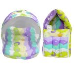 Infantbond Bed Combo with Net & Carry Bag (Purpal Star Net Sleep) ? Fast Shipping to USA & Canada