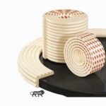 Kids Station Baby Proofing Edge Protector for Kids Safety, Made in India Rubber Edge for Sharp Furniture Edges and Corners, A Baby Safety Product (Edge Guards, 2mtr, W- Shape, Beige) - Fast Shipping to USA & Canada