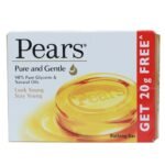 Pears Pure & Gentle with Glycerin & Natural Oils Bathing Bar, 100g + 20g free - Fast Shipping to USA & Canada