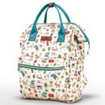 StarAndDaisy Baby Diaper Bag for Mother Travel/Diaper Bags for Mother for Travel with Laptop Pocket, Multi Compartments, Insulated Bottle Pockets, Waterproof, Ultra soft fabric - Animal Print - Fast Shipping to USA & Canada