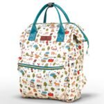 StarAndDaisy Baby Diaper Bag for Mother Travel/Diaper Bags for Mother for Travel with Laptop Pocket, Multi Compartments, Insulated Bottle Pockets, Waterproof, Ultra soft fabric - Animal Print - Fast Shipping to USA & Canada