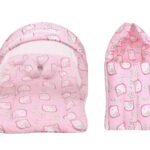 Infantbond Born Baby Mattress with Net & Sleeping Bag (Blue/Pink) ? Fast Shipping to USA & Canada