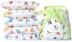 MOM CARE Cotton Cloth Nappies for Newborn,Reusable Diapers,Langots,U Shaped Double Layer Padded Extra Soft Nappy For Boy, girl Unisex Babies(Pack of 6) (5-12 Months) Off-White - Fast Shipping to USA & Canada