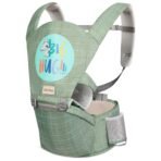 1st Step 5 in 1 Hip Seat Baby Carrier with 5 Carry Positions, Detachable Hip seat, Padded Waist Belt for 4 to 36 Months Baby, Adjustable New-Born to Toddler Carrier, Max Weight Up to 16 Kgs (Green) - Fast Shipping to USA & Canada