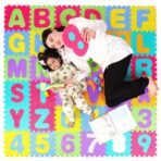 A Baby Cherry - 36 pcs Puzzle Play Mat,Playmat for Babies, Baby mats for Floor,Alphabet (A-Z) & Numbers (0-9) EVA Foam Non Toxic Playmat, Interlocking Tiles (12X12 Inch) - Fast Shipping to USA & Canada