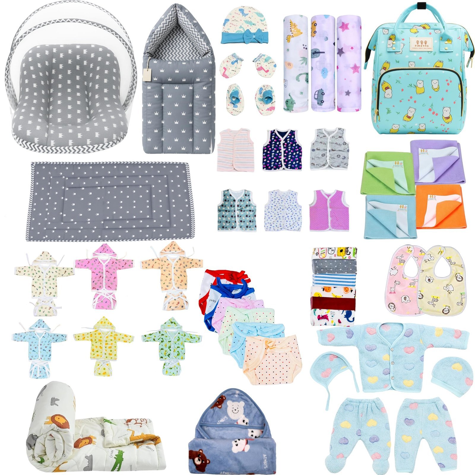 91UrwrItZSL-1.jpg Infantbond 73 in 1 Monsoon Hospital Bag (Crown Grey) ? Fast Shipping to USA & Canada - Image 1