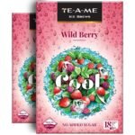 TE-A-ME Wild Berry Ice Tea, 18 Pyramid Bags (Pack of 2) | Ice Tea Sugar Free | 36 Pyramid Teabags | Diwali Gift - Fast Shipping to USA & Canada