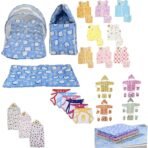 Infantbond 56-in-1 Newborn Combo Gift Set (Hello Kitty Blue) ? Fast Shipping to USA & Canada