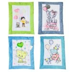 Infantbond Printed Cotton Hand Carry Bed (Pack of 4, Multicolor) ? Fast Shipping to USA & Canada