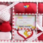 MOM CARE Newborn Gift Set Has All Born Baby Items for Both Newly Born Baby Boy or Girl for or Girls Unisex 11 pcs Set Pink - Fast Shipping to USA & Canada