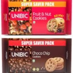 Unibic Choco Chip And Fruit N Nut Cookies Combo, 500Gram X 2 - Assorted - Fast Shipping to USA & Canada