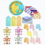 Infantbond 53-in-1 Newborn Daily Items Combo (Blue Star) ? Fast Shipping to USA & Canada