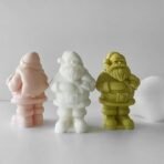 Christmas Santa Claus Silicone Candle Mould, Cake Cupcake Jelly Pudding Topper, Scented or Unscented Aromatherapy Candle Mould, Soy Wax Candle, DIY Craft Projects SLH 933 (Pack of 1) - Fast Shipping to USA & Canada - Image 7
