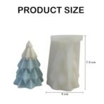 MOMISY Christmas Tree Shape Silicone Candle Making Mould, for Resin Moulds, Silicone Moulds Casting Moulds, Aroma Candle Mould for DIY, Christmas Decoration (Large, Christmastree) - Fast Shipping to USA & Canada - Image 4