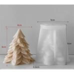 Decorative Christmas Tree Candle Mold Silicone Soap Epoxy Resin Wax Mold 3D Xmas Tree Moulds for Candle Making Craft Cake Chocolate Making DIY Christmas Party Gift Home Party Decoration - Fast Shipping to USA & Canada - Image 6