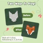 Binca Dotties Dot Art Activity Kit, 750+ Stickers, Forest Animals Mess-Free Activities, DIY Dot Sticker Art for Toddlers, Kids Travel Activities, Craft Kits & Gifts for Boys & Girls Ages 4,5,6,7 - Fast Shipping to USA & Canada - Image 5