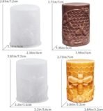 2pcs Candle Mould Silicone, Candle Making Material Kit for Adults,Candle Mould, Christmas Candle Moulds, White Cylinder Mould for Candle Making, DIY Home Decor, Protable Gifts - Fast Shipping to USA & Canada - Image 4