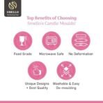 Smello`s Wild Garden Candle Mould, Silicon Mould for Art & Craft (SCM 242) - Fast Shipping to USA & Canada - Image 4