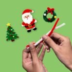 Hoblie 5-in-1 Christmas Craft Kit for Girls and Boys with Art Supplies for Kids Age 6, 7, 8, 9, 10, 11, 12, 13, 14 | DIY Christmas Decoration Craft Kit & Unique Gift - Fast Shipping to USA & Canada - Image 4