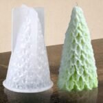 Christmas Sage Tree Soy Candle Mould | Silicone Mold for Scented Candles, Aromatherapy, Home decor & Holiday Gifts | Reusable Ornamental Christmas Tree Shape Candle Mold - Fast Shipping to USA & Canada