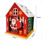 Webby Wooden Christmas House Paint Kit | DIY Christmas Hut Decoration | Arts and Crafts | Colour Painting | Santa Theme Craft Gift Set for Kids - Fast Shipping to USA & Canada - Image 4