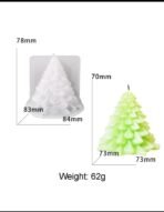 3D Christmas Tree Silicone Candle Mold | Pine Tree Resin & Wax Mould for DIY Candle Making, Soap Craft, Plaster & Home decor | Reusable, Non-Stick, Easy Release Design - Fast Shipping to USA & Canada - Image 4