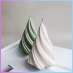 RKPM HOMES Spiral Cone Shape Column Candle Mold I 3D Geometric Thread Pillar Tree Silicone Epoxy Mould I for DIY Handmade Ornament Chocolate, Cake decor, Aromatherapy, Soap, Resin Art Craft (Small) - Fast Shipping to USA & Canada - Image 7