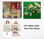 The brown box-Christmas Activity kit,Christmas Gift for Kids,DIY Christmas Ornaments,DIY Gift,DIY Return Gift,Craft kit,Art and Craft kit,Macrame Rainbow Making kit,Hobby kit - Fast Shipping to USA & Canada - Image 5