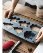 6 Slot Gingerbread Man House Xmas Tree Silicone Mould 3D Christmas Molds for Baking Chocolate Candy Cake Decoration Cupcake Muffin Pudding Jello Mousse Candle Wax Melts Handmade Soap - Fast Shipping to USA & Canada - Image 7