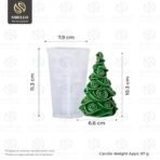 Smello Premium Green Spiral Christmas Tree Candle Moulds - Fast Shipping to USA & Canada - Image 4