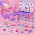 MERISHOPP DIY Sticker Maker Party Favor Fun Xmas Present Girls Making Jewelry Toy Kits only 61pcs Accessory| Baby Learning Toy | Infant Activity Toy | Sensory Play Toy - Fast Shipping to USA & Canada - Image 4