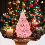 YellowCult 3D Floral Christmas Tree Mould Silicone Candle Mold for Aromatherapy Candles Epoxy Resin Casting Handmade Wax Soaps Polymer Clay DIY Art Crafts Supplies Home Decoration - Fast Shipping to USA & Canada - Image 7