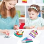 VGRASSP DIY Color Glue Painting Crystal Pendant with Accessories - Window Art and Craft Toy Kit for Boys, Girls Ages 3+, Decorative and Classroom Activities, Birthday Gift - Random Design - Fast Shipping to USA & Canada - Image 2