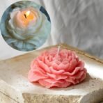Peony Flower Shape Silicone Mold | 3D DIY Fondant Candle, Soap Mould | Molds for Making Cake Decoration, DIY Handmade soap, Jelly Sugar Chocolate | Bakeware Molds - 1 Cavity - Fast Shipping to USA & Canada - Image 5
